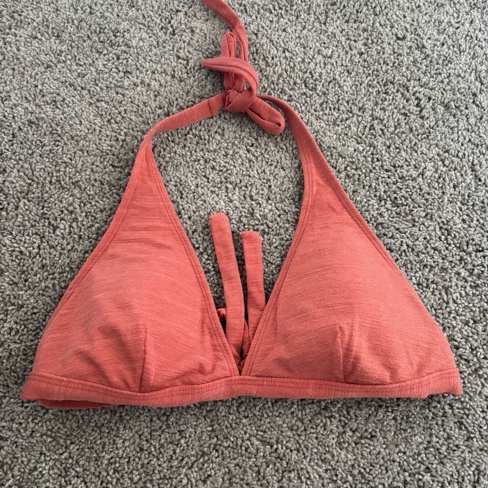Tommy Bahama Coral Textured Halter Triangle Bikini Top